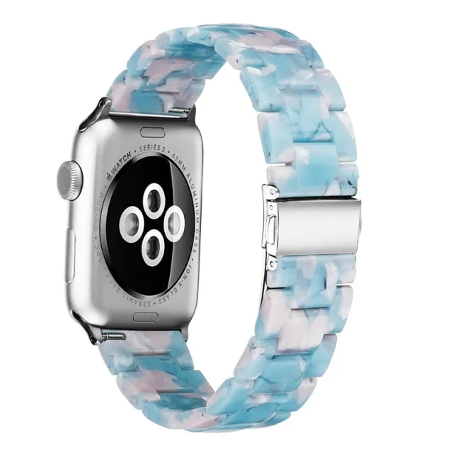 Resin Strap for Apple Watch Band Series Wrist Accessories Loop