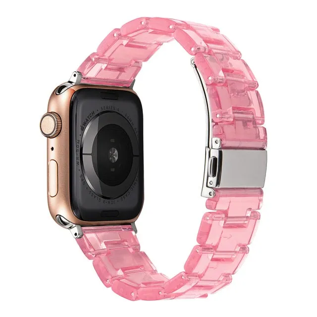 Resin Strap for Apple Watch Band Series Wrist Accessories Loop
