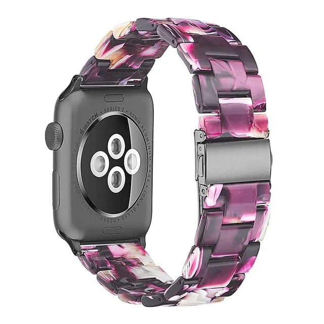 Resin Strap for Apple Watch Band Series Wrist Accessories Loop