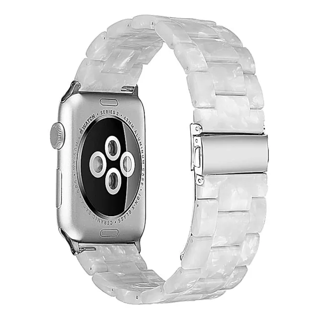 Resin Strap for Apple Watch Band Series Wrist Accessories Loop