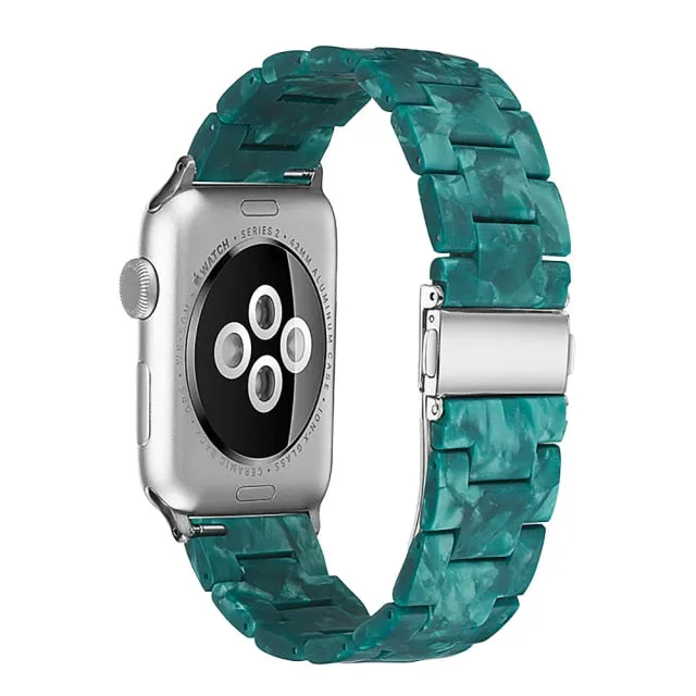 Resin Strap for Apple Watch Band Series Wrist Accessories Loop