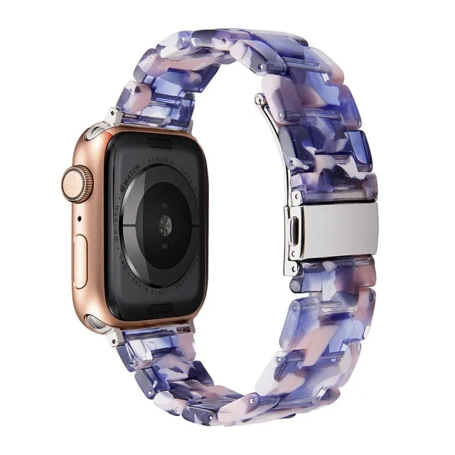 Resin Strap for Apple Watch Band Series Wrist Accessories Loop