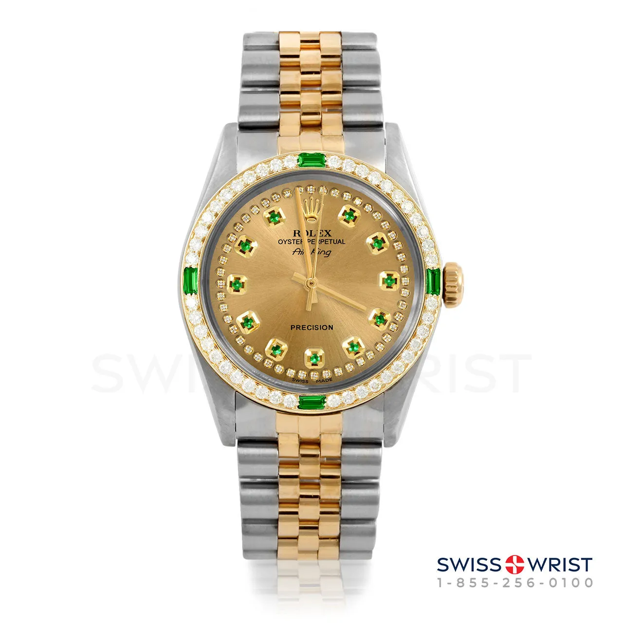 Rolex Air King 34mm | 5500-TT-CHM-STRE-4EMD-JBL
