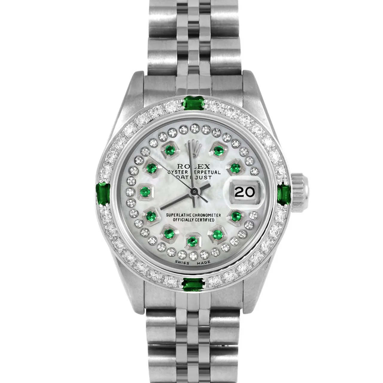 Rolex Datejust 26mm | 69174-WMOP-STRE-4EMD-JBL