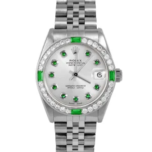 Rolex Datejust 31mm | 6827-SS-SLV-EMD-AM-4EMD-JBL