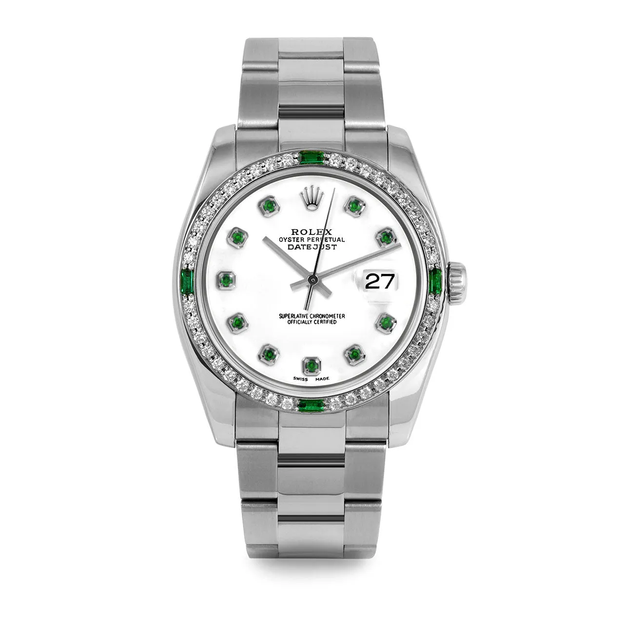 Rolex Datejust 36mm | 116234-WHT-EMD-AM-4EMD-OYS