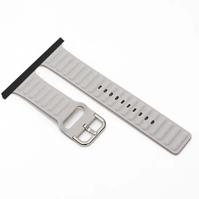 Rubber loop Strap Series 7 6 5 4 Sports Waterproof Silicone Wristband