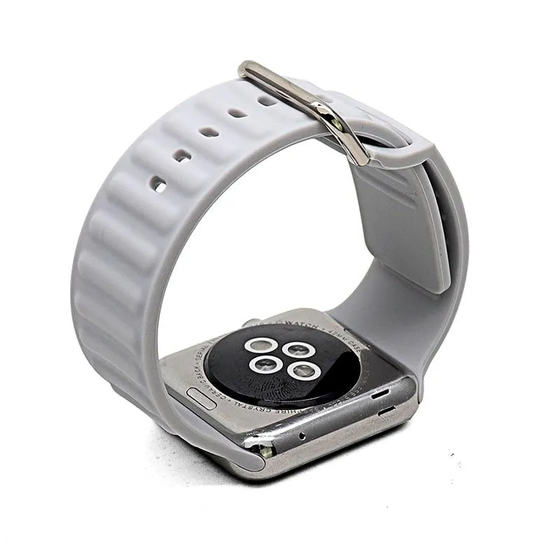 Rubber loop Strap Series 7 6 5 4 Sports Waterproof Silicone Wristband