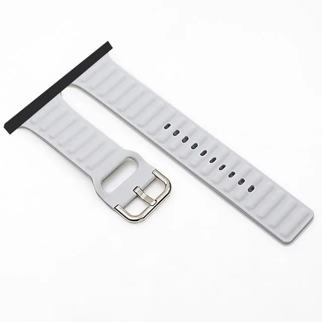 Rubber loop Strap Series 7 6 5 4 Sports Waterproof Silicone Wristband
