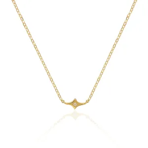 Saint Valentine Starburst Necklace - Gold
