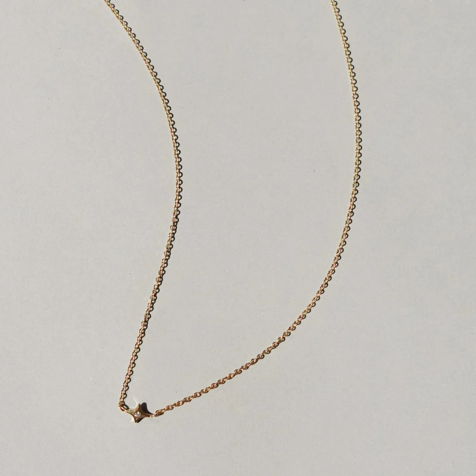 Saint Valentine Starburst Necklace - Gold