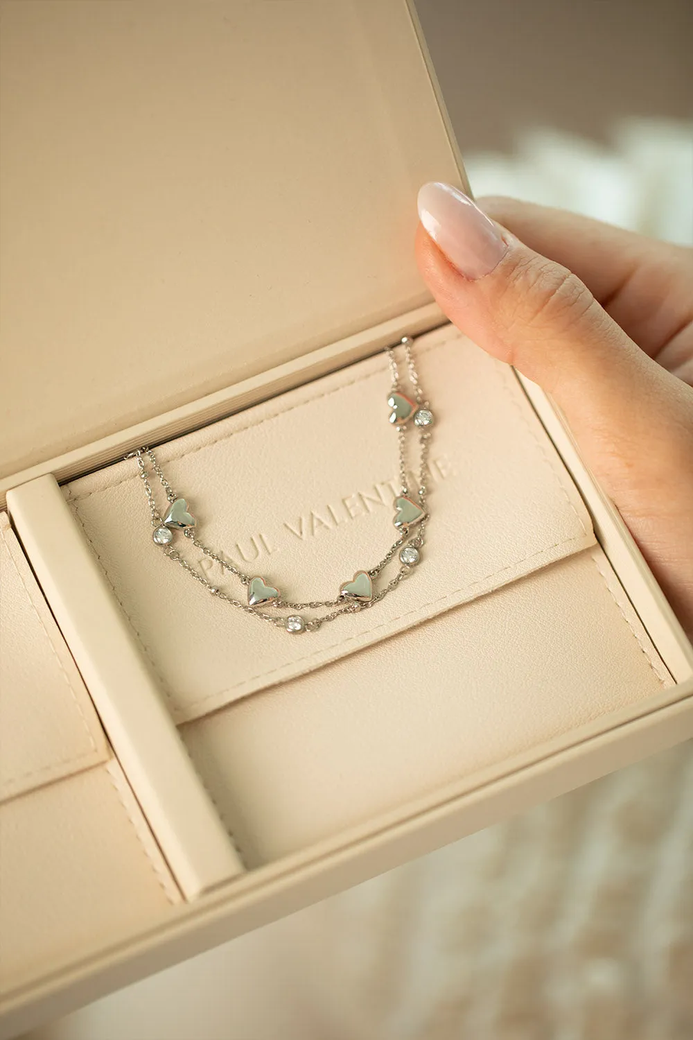 Shining Heart Gift Box Silver