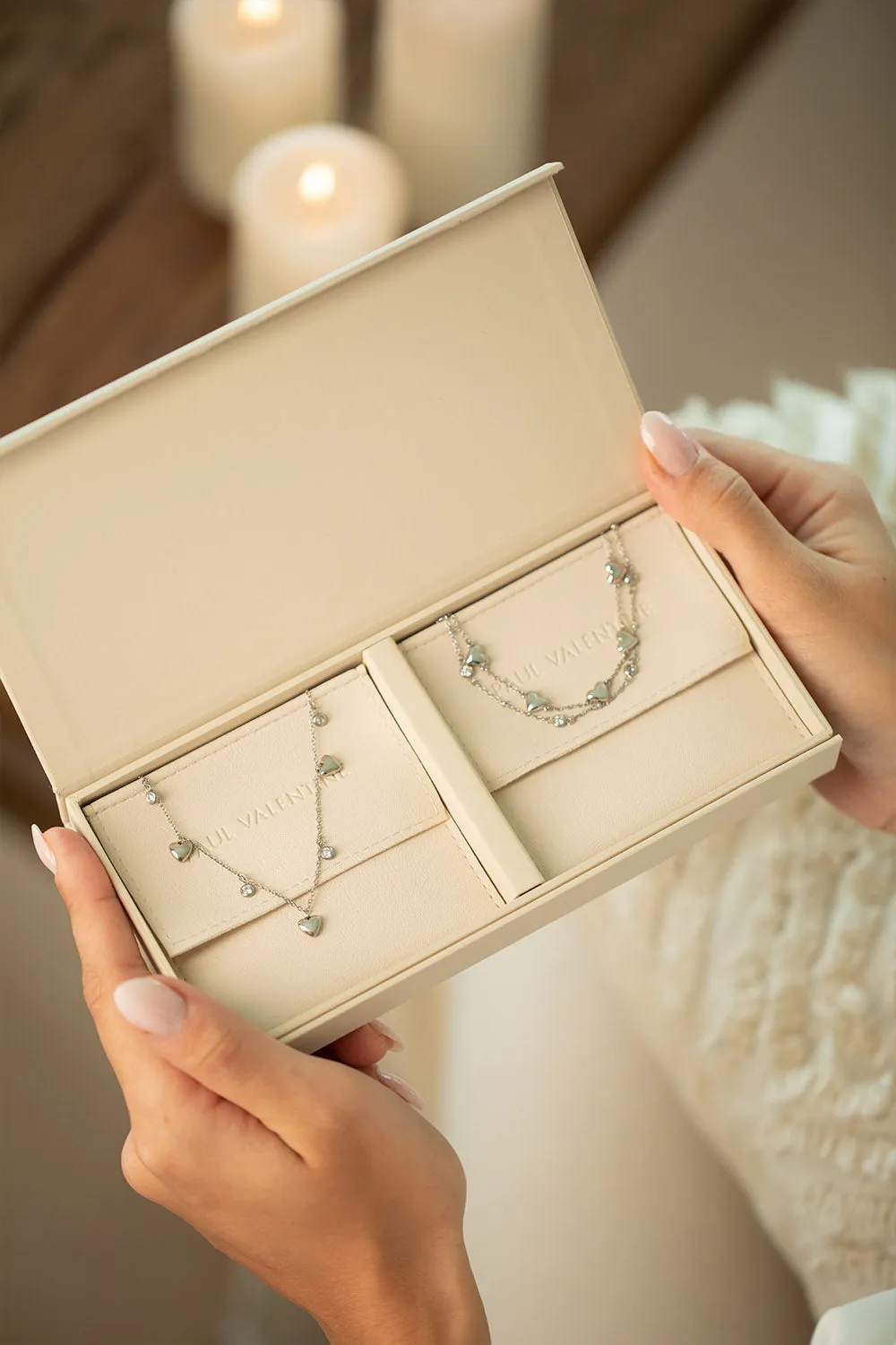 Shining Heart Gift Box Silver