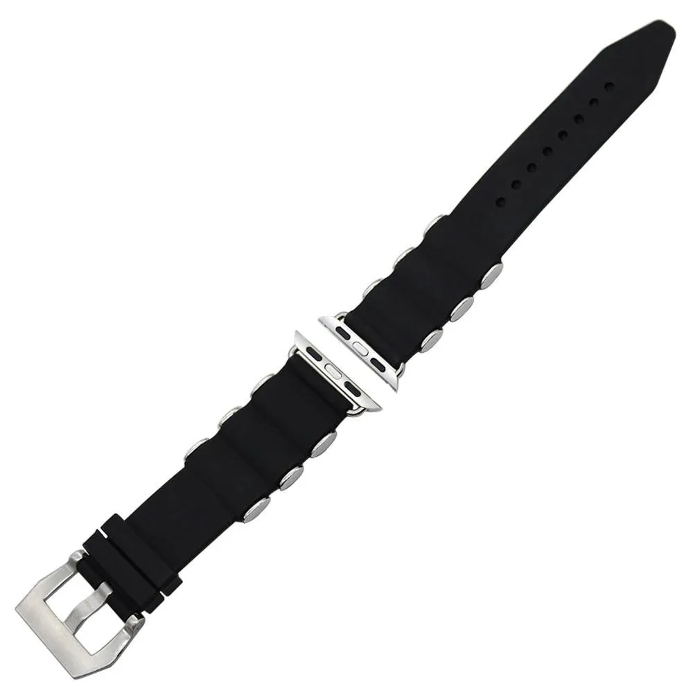 Silicone Rubber Steel Tang Buckle Sports Bracelet Series