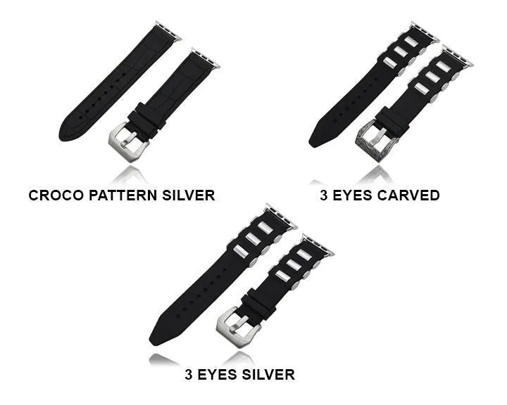 Silicone Rubber Steel Tang Buckle Sports Bracelet Series
