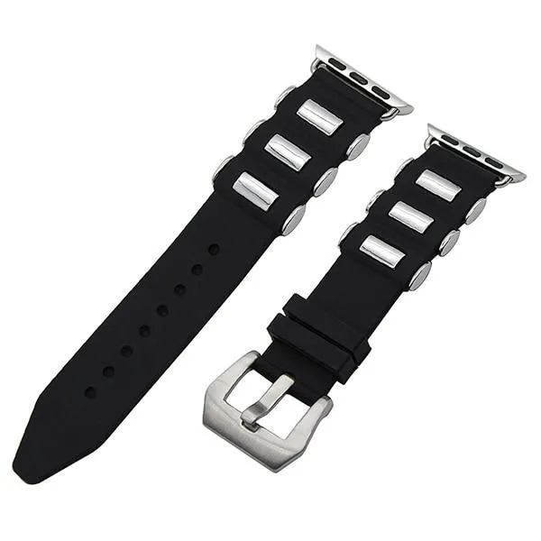 Silicone Rubber Steel Tang Buckle Sports Bracelet Series