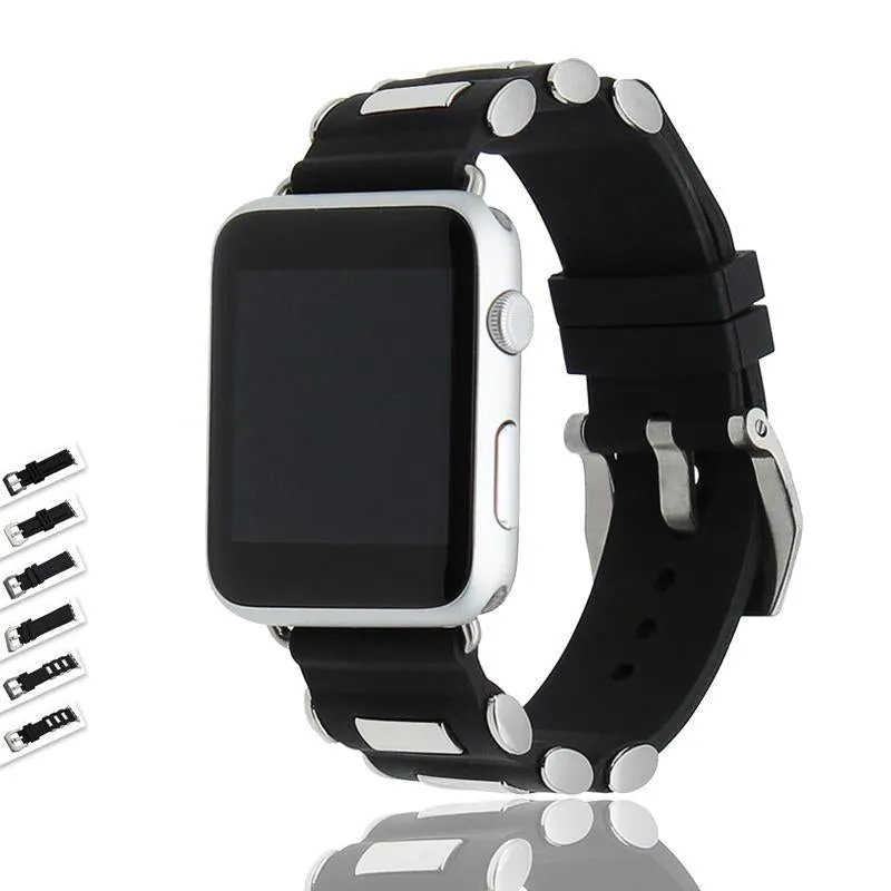 Silicone Rubber Steel Tang Buckle Sports Bracelet Series