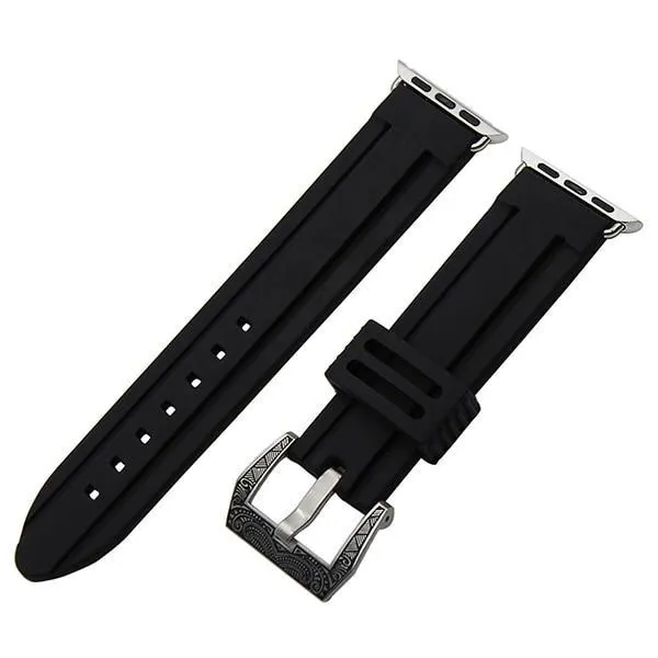 Silicone Rubber Steel Tang Buckle Sports Bracelet Series