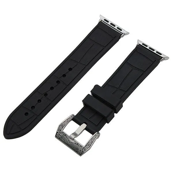Silicone Rubber Steel Tang Buckle Sports Bracelet Series