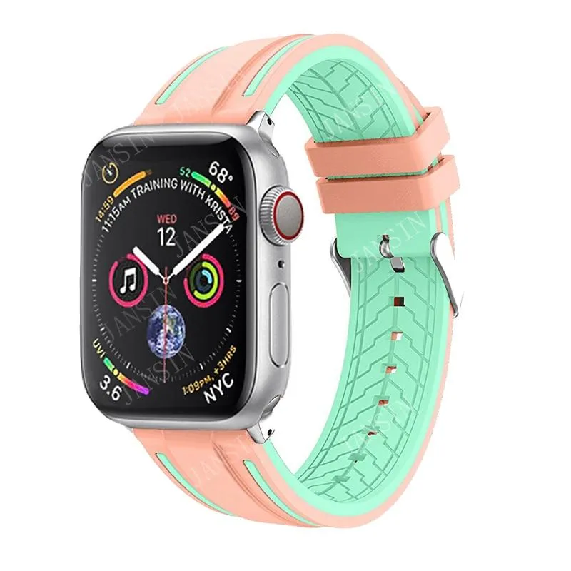 Silicone Sports Strap Colorful Soft Replacement Waterproof Series