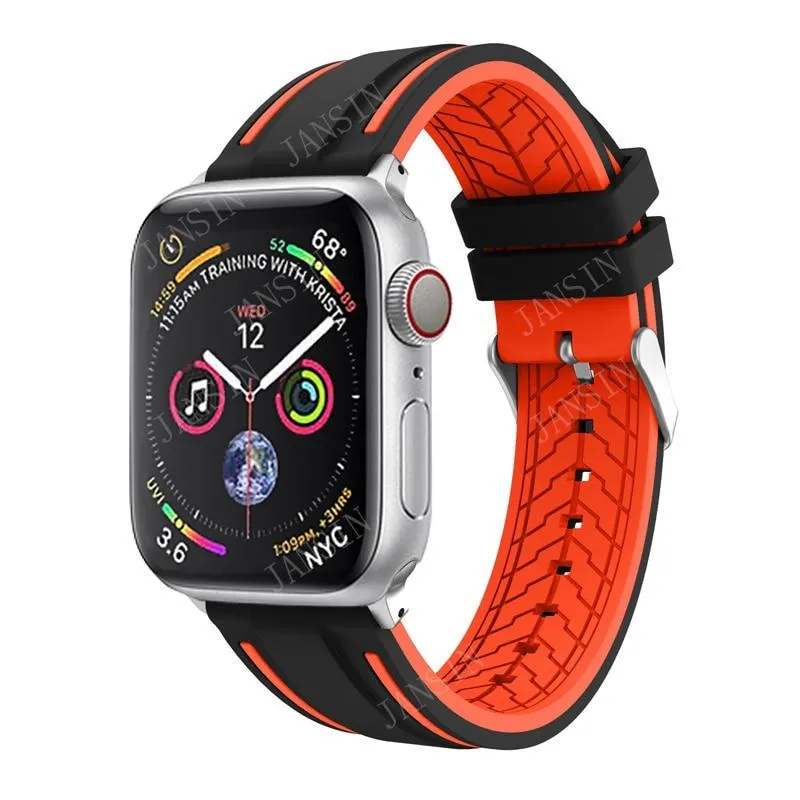 Silicone Sports Strap Colorful Soft Replacement Waterproof Series