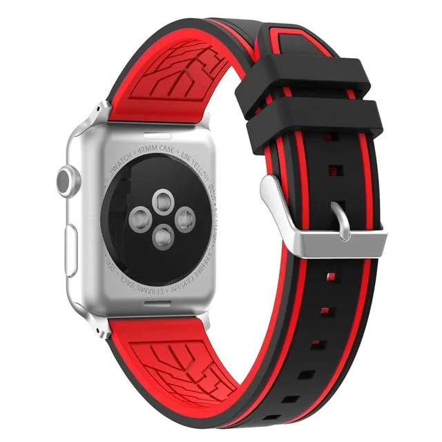 Silicone Sports Strap Colorful Soft Replacement Waterproof Series