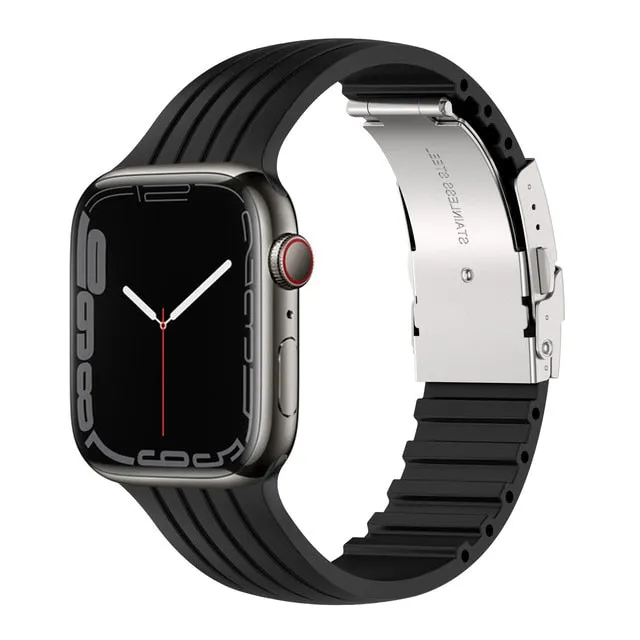 Silicone Strap for Apple Watch Band Series 8 7 6 5 Smartwatch Correa Bracelet iWatch 38/40/41mm 42/44/45/49mm|Watchbands|
