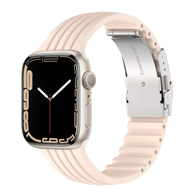 Silicone Strap for Apple Watch Band Series 8 7 6 5 Smartwatch Correa Bracelet iWatch 38/40/41mm 42/44/45/49mm|Watchbands|