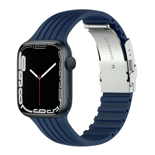 Silicone Strap for Apple Watch Band Series 8 7 6 5 Smartwatch Correa Bracelet iWatch 38/40/41mm 42/44/45/49mm|Watchbands|
