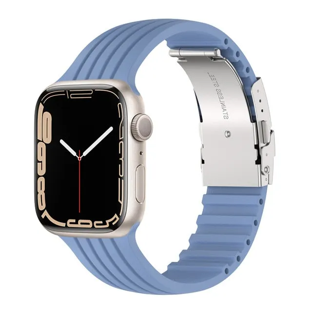 Silicone Strap for Apple Watch Band Series 8 7 6 5 Smartwatch Correa Bracelet iWatch 38/40/41mm 42/44/45/49mm|Watchbands|