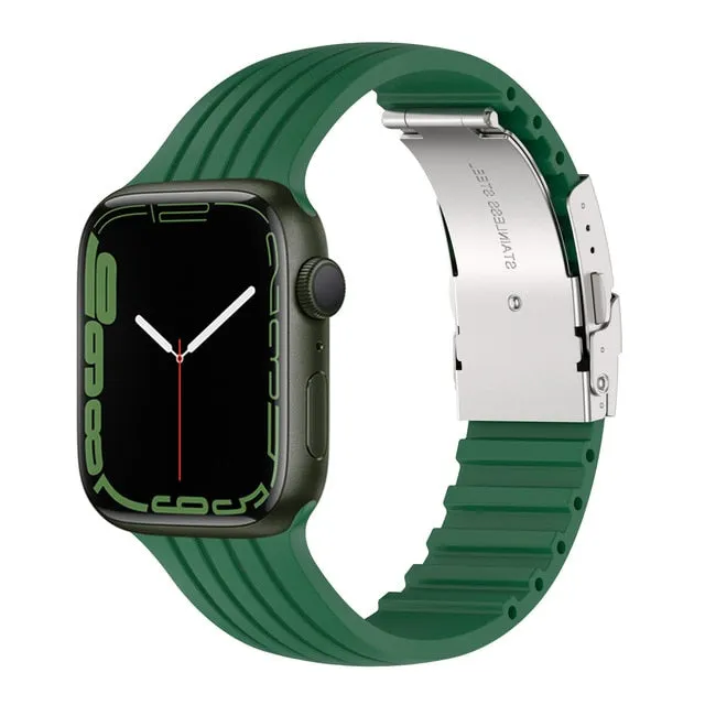 Silicone Strap for Apple Watch Band Series 8 7 6 5 Smartwatch Correa Bracelet iWatch 38/40/41mm 42/44/45/49mm|Watchbands|