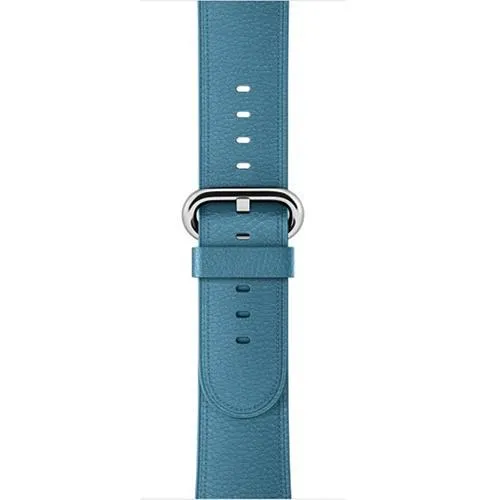 Silver buckle Apple Watch Band Premium Leather Strap Series