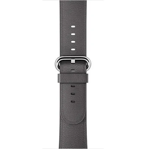 Silver buckle Apple Watch Band Premium Leather Strap Series