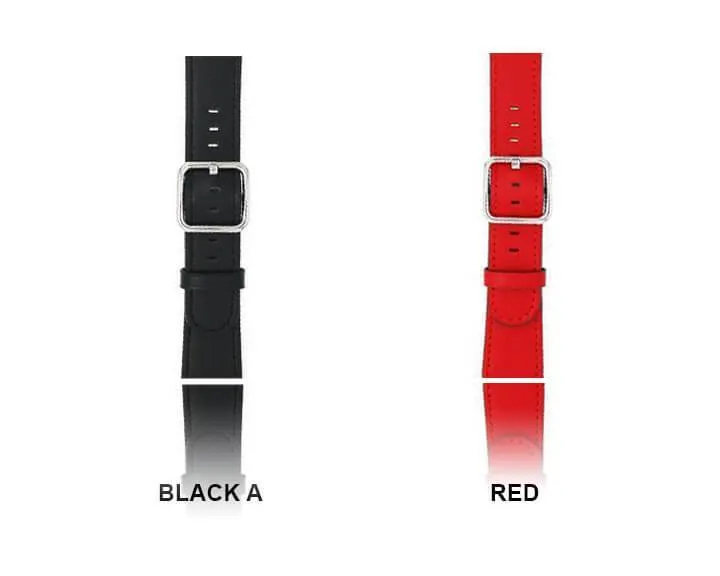 Silver buckle Apple Watch Band Premium Leather Strap Series