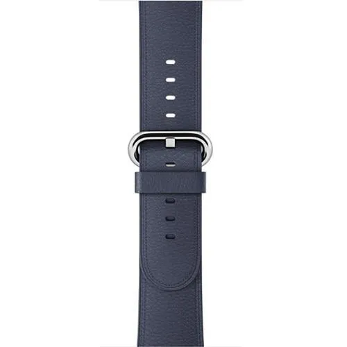 Silver buckle Apple Watch Band Premium Leather Strap Series