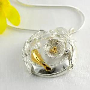 Silver Nest Locket