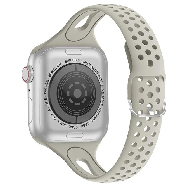 Slim Strap Series 7 6 5 4 Silicone Smartwatch  Wristband |Watchbands|