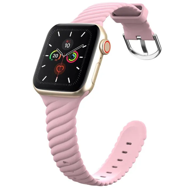 Soft Silicone Series 7 6 5 4 Strap Rubber Wristband Sports Watchbands