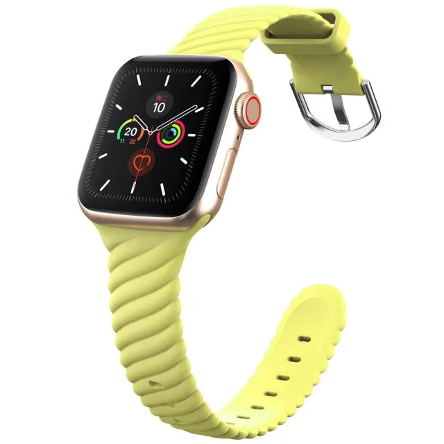 Soft Silicone Series 7 6 5 4 Strap Rubber Wristband Sports Watchbands
