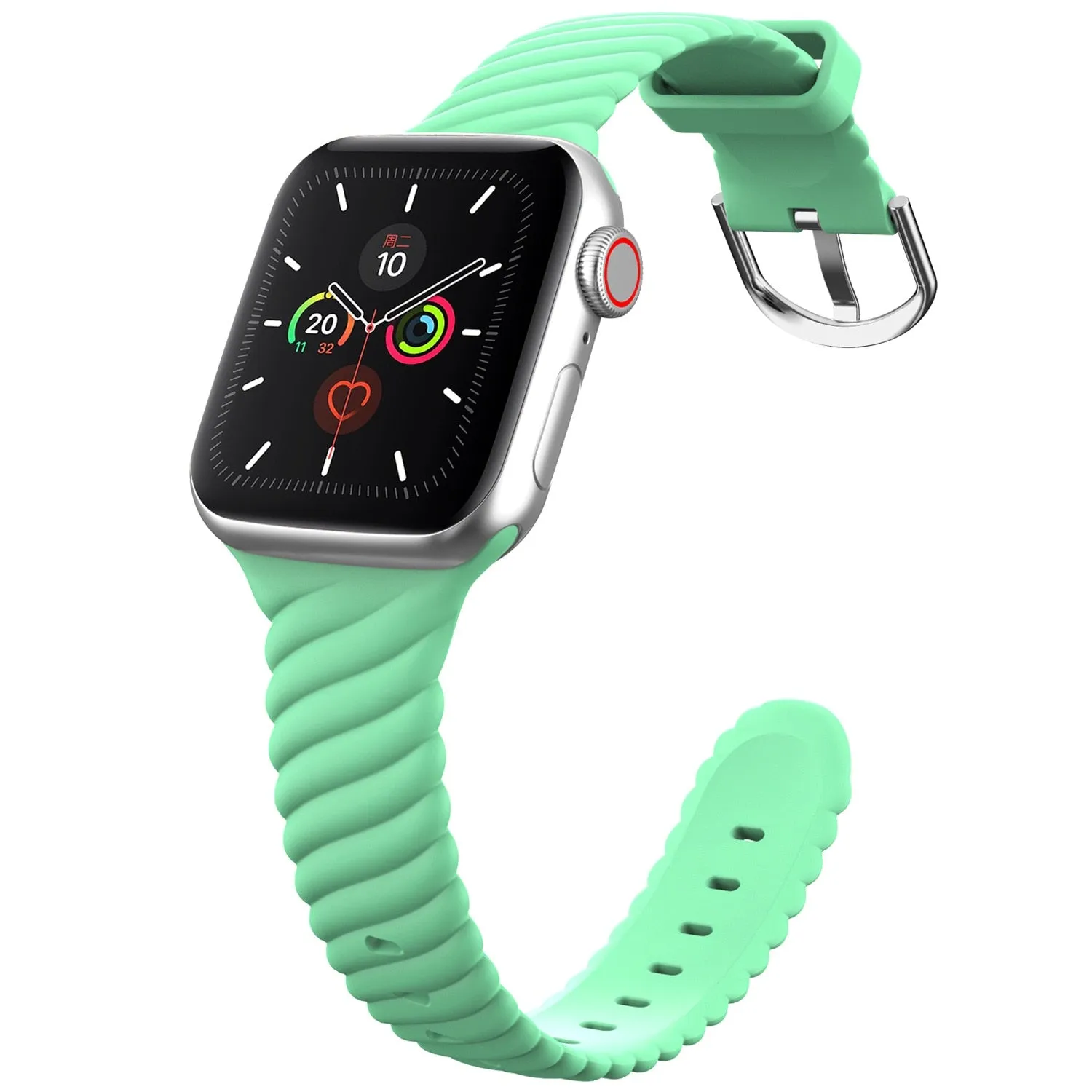 Soft Silicone Series 7 6 5 4 Strap Rubber Wristband Sports Watchbands