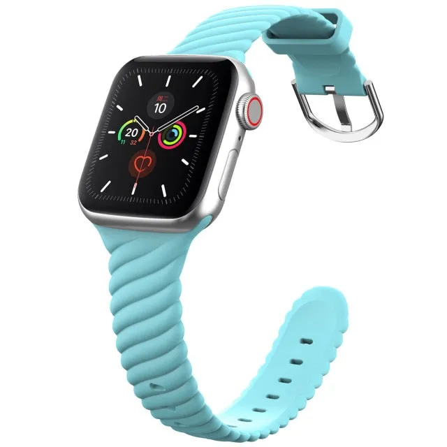 Soft Silicone Series 7 6 5 4 Strap Rubber Wristband Sports Watchbands