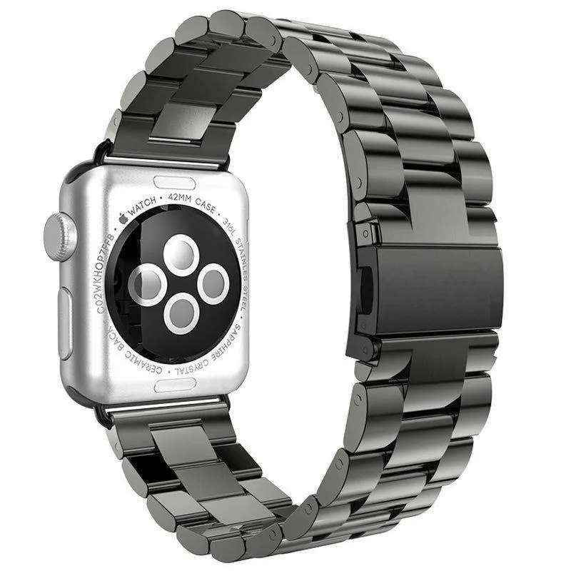 Sports Link Stainless Steel Metal Rolex Style Strap w/ tool
