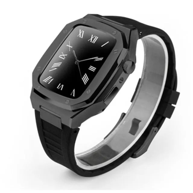 Stainless Steel Watch Case Modification Set Rubber Bracelet Series 6 5