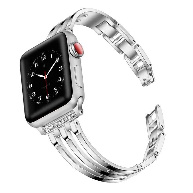 Strap for Apple Watchband 7 6 5 4 Luxury Diamond High-Quality Steel
