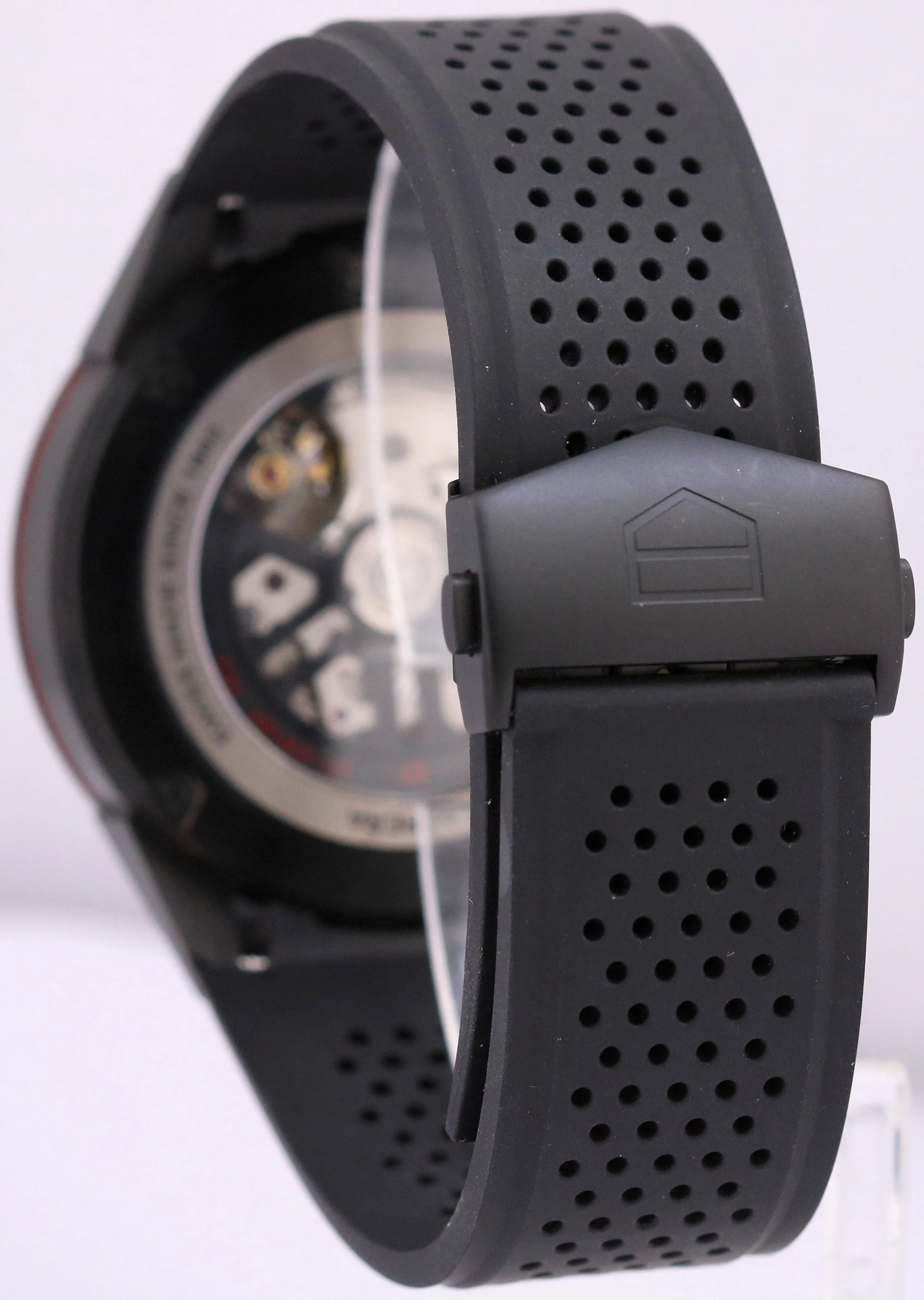 Tag Heuer Carrera SKELETON Chronograph Rubber CARBON 45mm CBG2A91.FT6173 BOX