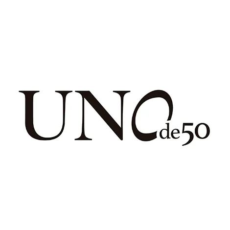 UNOde50 Double Sterling silver-plated Necklace with White Topaz