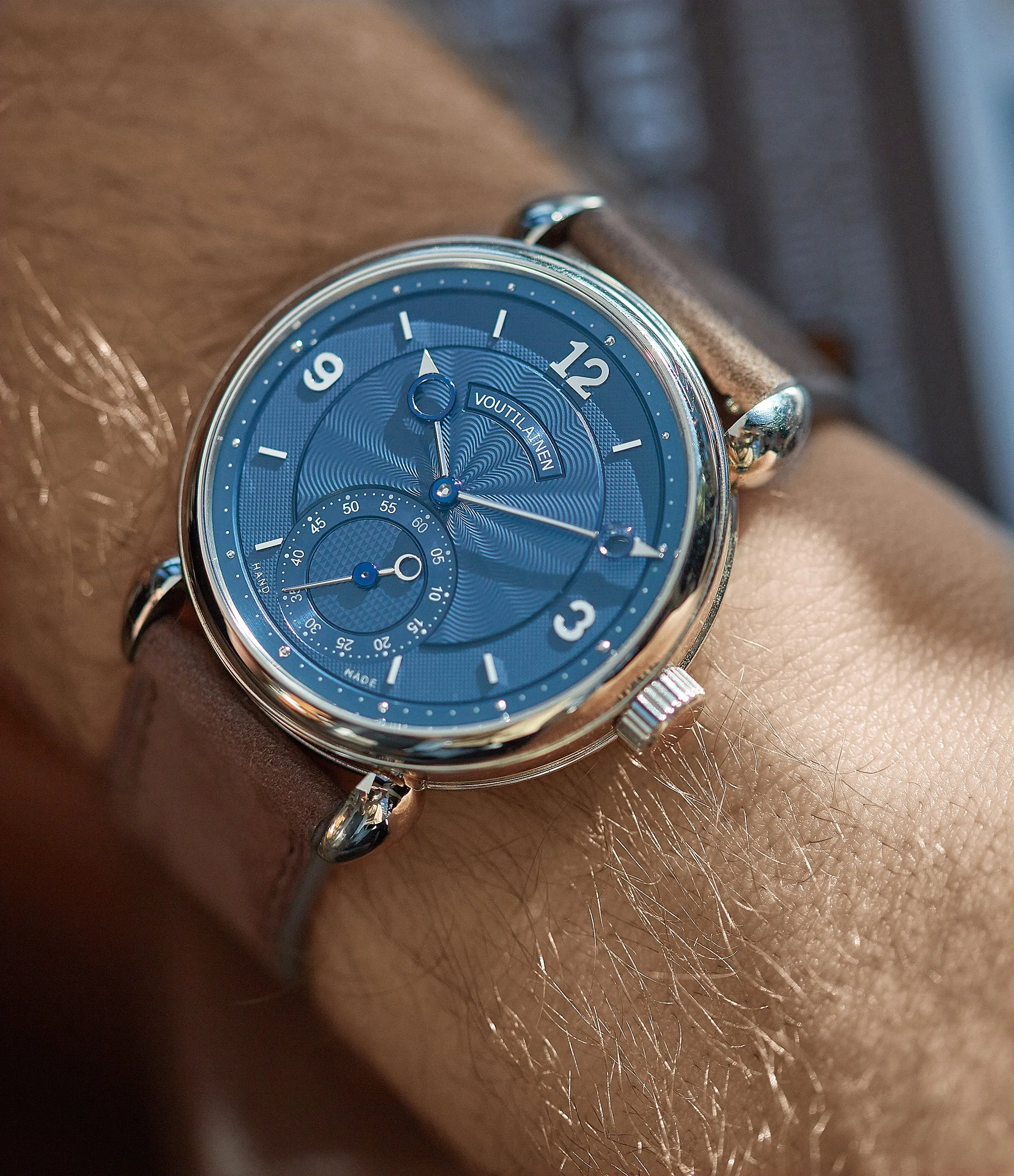 Vingt-8 | Blue Dial | White Gold