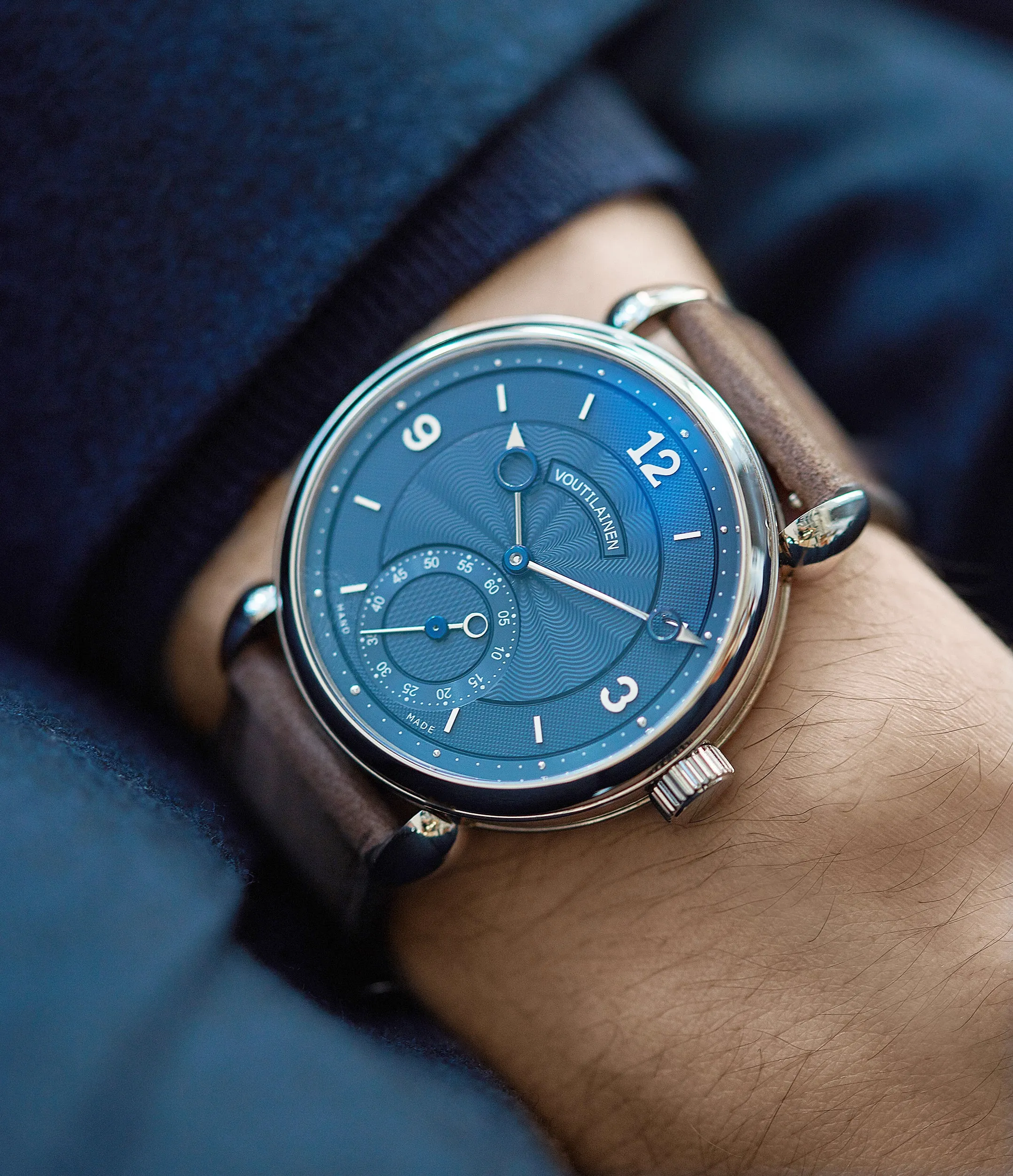 Vingt-8 | Blue Dial | White Gold