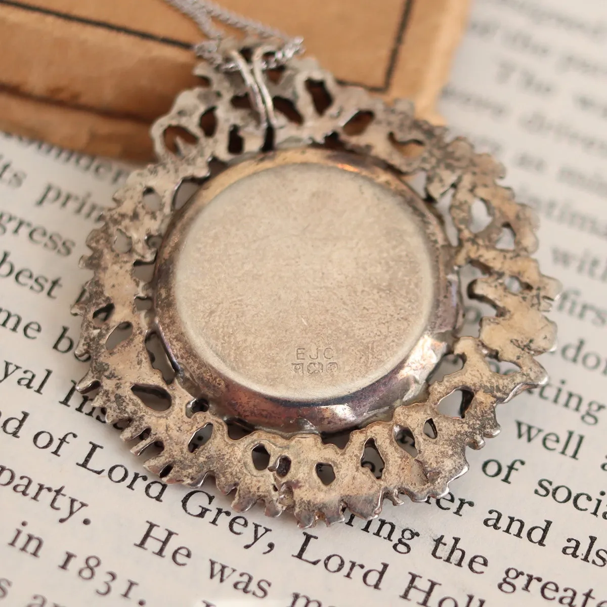 Vintage | Ornate "A" Locket Necklace