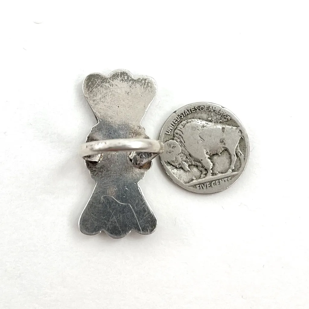 Vintage Sun Face Ring<br>Size: 5.5